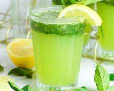 Lemon mint juice