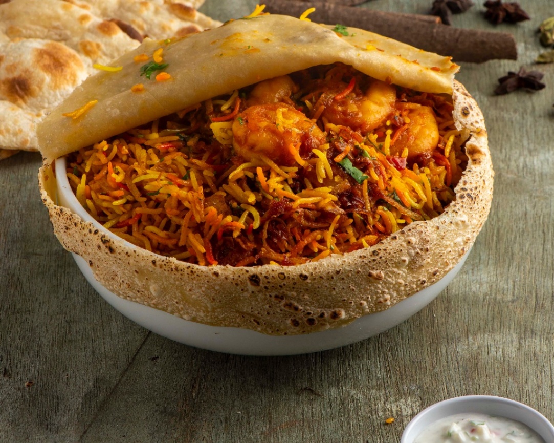 Cart Special Prawns Biryani